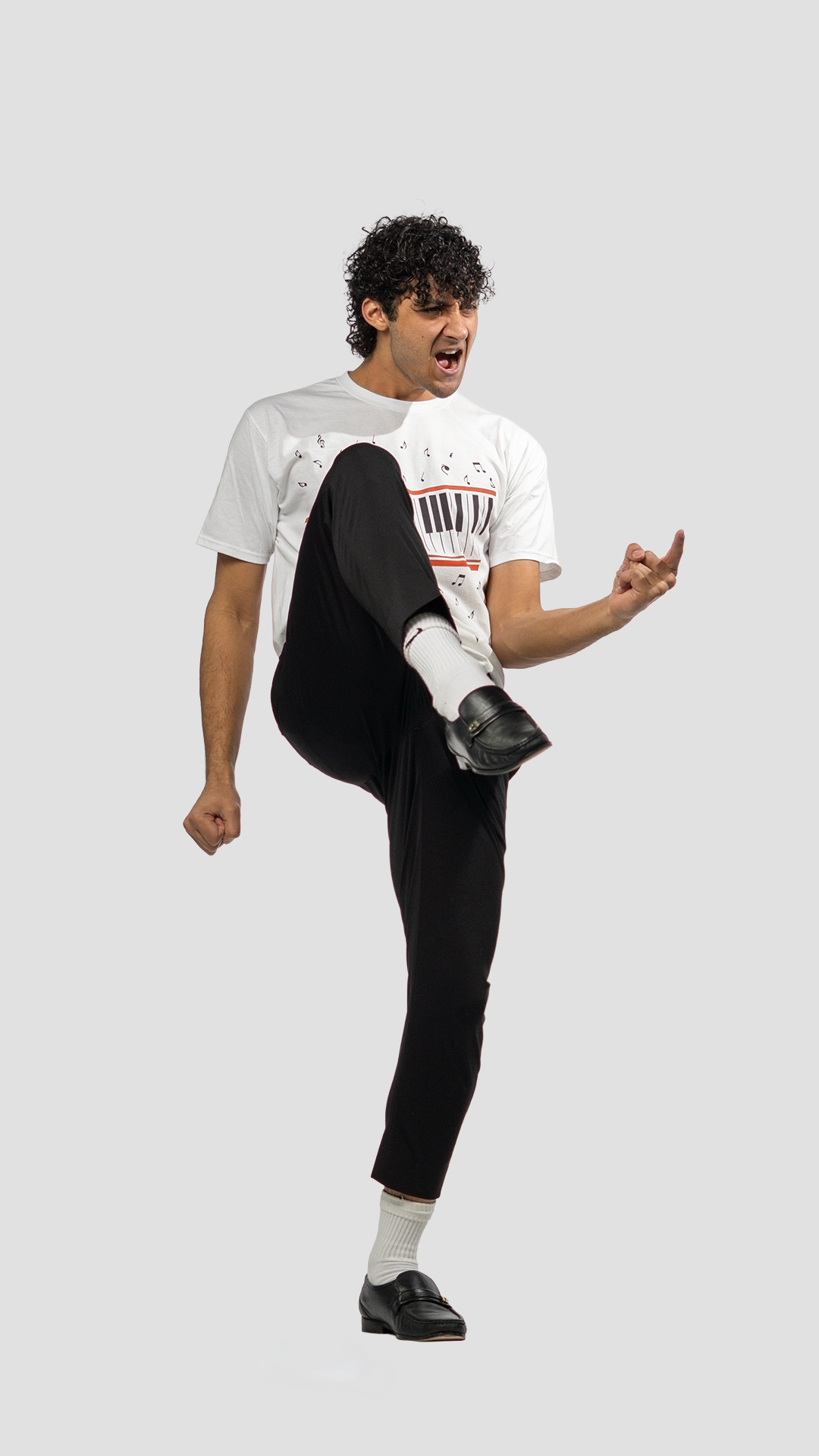 Iconic red jacket close-up